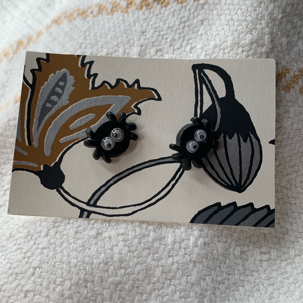 Small Spider Stud Earrings